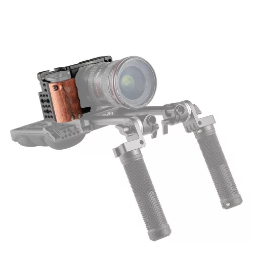 SmallRig Cage with Wooden Handgrip for Sony A6000/A6300 (2082)