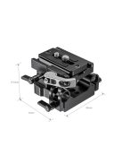 SmallRig Universal 15mm Rail Support System Baseplate 2092