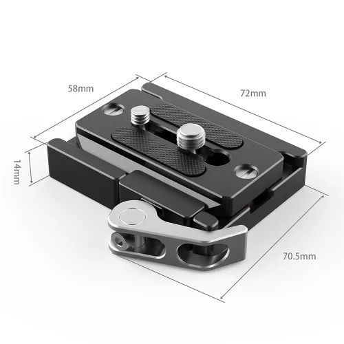 SmallRig Quick Release Clamp and Plate ( Arca-type Compatible) (2144B)