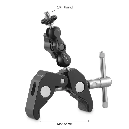 SmallRig Multi-Functional Crab-Shaped Clamp with Ballhead Arm (2161)