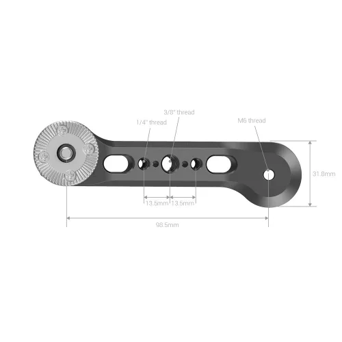 SmallRig Dogbone ARRI Rosette Arm (1684C)