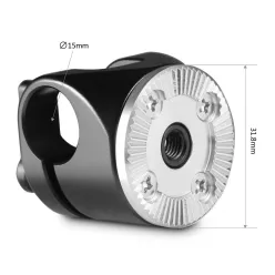 SmallRig 15mm Rod Clamp with Arri Rosette (1686B)
