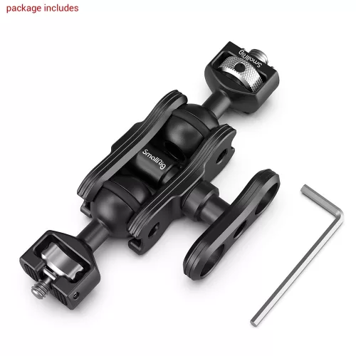 SmallRig Magic Arm with Double Ballheads( Arri locating Pins and 1/4’’ Screw ) (2115C)