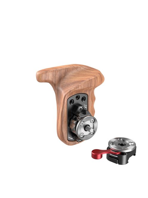 SmallRig Left Side Wooden Grip with NATO Mount (2118C)