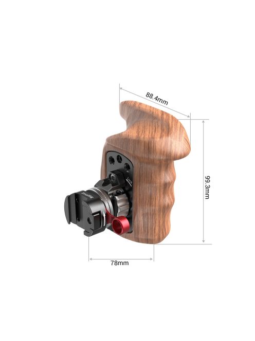 SmallRig Left Side Wooden Grip with NATO Mount (2118C)