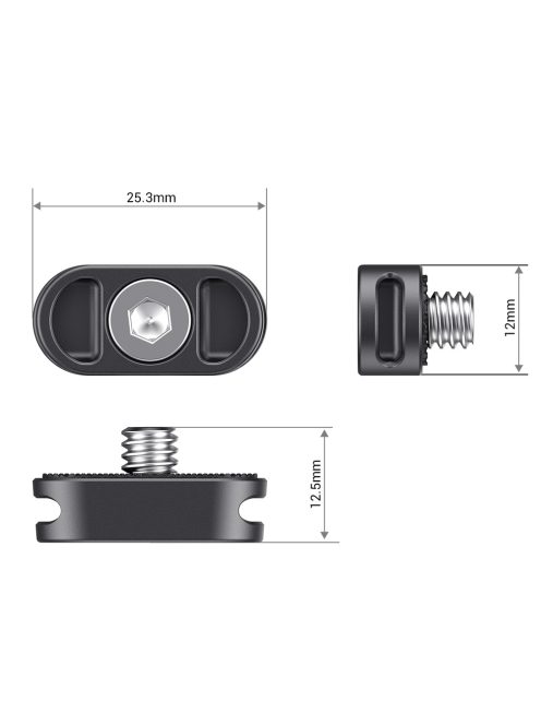 SmallRig Mini Plate for Gimbal Shoulder Strap (2 PCS) (AAN2366)