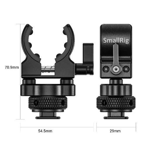 SmallRig Shotgun Microphone Holder (Cold Shoe) (BSM2352)