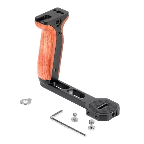 SmallRig Universal Wooden Side Handle for DJI Ronin-S/Ronin-SC/Zhiyun Crane Series Gimbal (BSS2222B)
