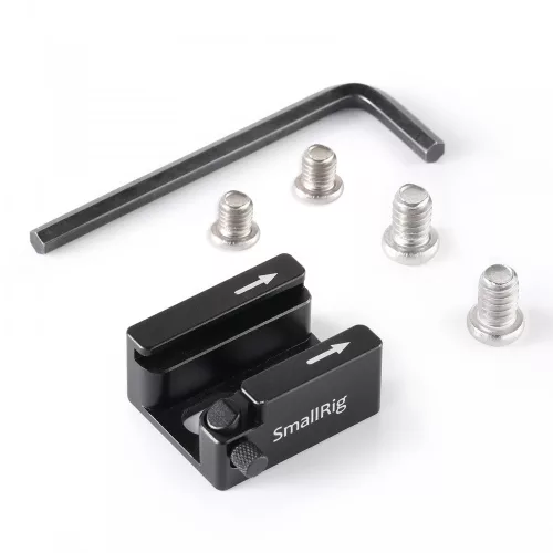 SmallRig Cold Shoe Mount Adapter with Anti-off Button (BUC2260B)
