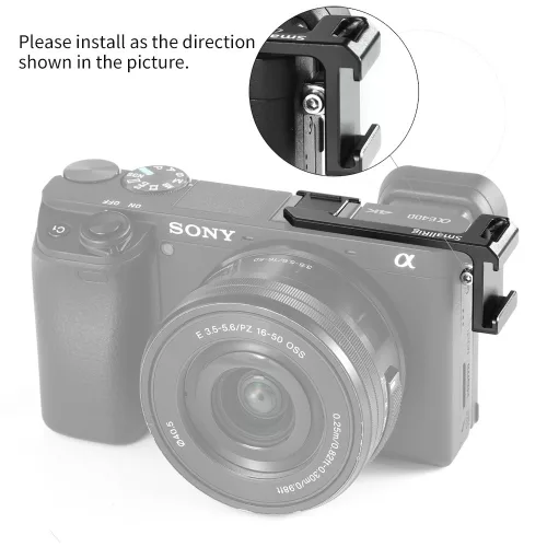 SmallRig Cold Shoe Adapter(Left Side)for Sony A6100/A6000/A6300/A6400/A6500 (BUC2342)