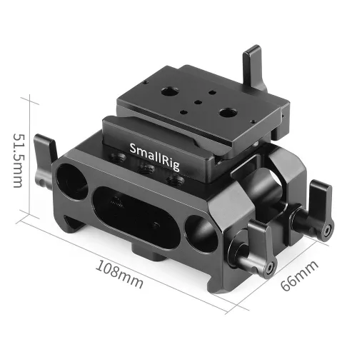 SmallRig Baseplate for Blackmagic Design Pocket Cinema Camera 4K & 6K (Arca Compatible) (DBC2261)