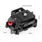 SmallRig Baseplate for Blackmagic Design Pocket Cinema Camera 4K & 6K (Manfrotto 501PL Compatible) (DBM2266B)