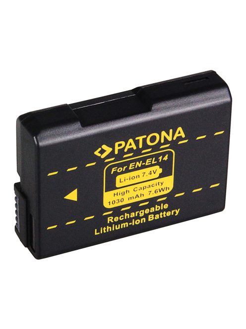 PATONA EN-EL14 STANDARD akkumulátor (for Nikon) (1.030mAh) (1134)