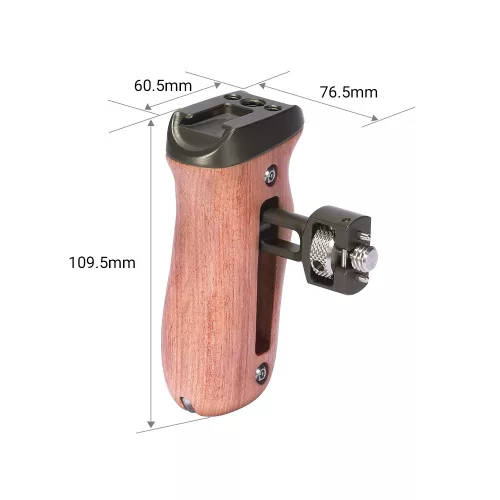 SmallRig Wood Side Handle with ARRI-Style Mount (HSS2642)
