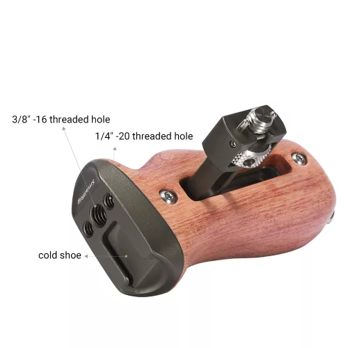 SmallRig Wood Side Handle with ARRI-Style Mount (HSS2642)