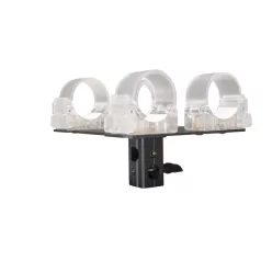 LEDGO TRANSPARENT CLIP FOR 2 ALTA TUBES WITH 5/8" 