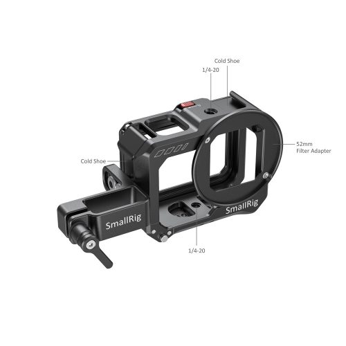 SmallRig Vlogging Cage and Mic Adapter Holder for GoPro HERO8 Black (CVG2678)