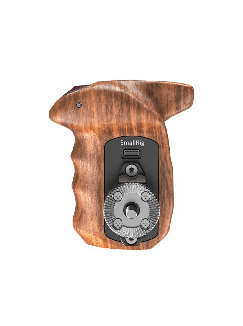 SmallRig Right Side Wooden Hand Grip with Record Start/Stop Remote Trigger for Sony Mirrorless Cameras (HSR2511)
