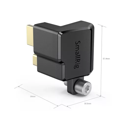 SmallRig HDMI & Type-C Right-Angle Adapter for BMPCC 4K  Camera Cage (AAA2700)