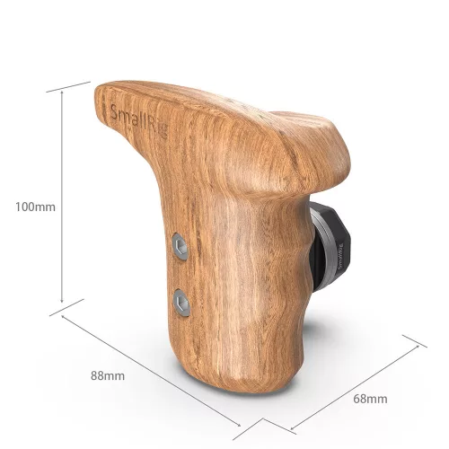 SmallRig Right Side Wooden Grip with Arri Rosette Bolt-On Mount (2083D)