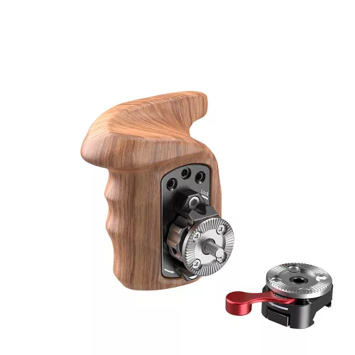 SmallRig Right Side Wooden Grip with NATO Mount (2117C)