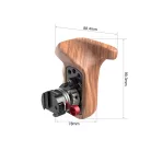 SmallRig Right Side Wooden Grip with NATO Mount (2117C)