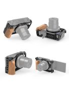 SmallRig Cage with Wooden Handgrip for Sony ZV1 Camera (2937)