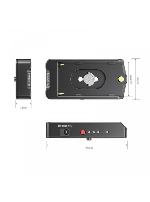 SmallRig NP-F Battery Adapter Plate (EB2504)