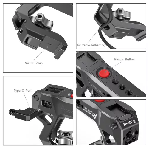 SmallRig 2670 Top Handle NATO w Remote Trigger f. Sony Cameras 