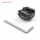 SmallRig Rotatable Cold Shoe Mount Adapter (Two 1/4"-20 Screws) (2819)