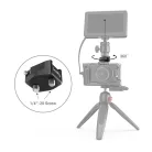 SmallRig Rotatable Cold Shoe Mount Adapter (Two 1/4"-20 Screws) (2819)