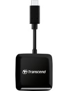Transcend RDC3 kártyaolvasó (USB-C) (SD + microSD) (UHS-I) (black) (TS-RDC3)