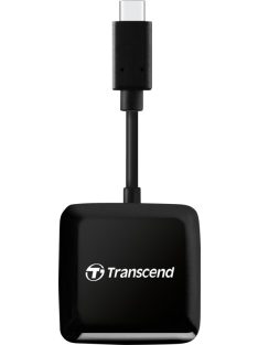   Transcend RDC3 kártyaolvasó (USB-C) (SD + microSD) (UHS-I) (black) (TS-RDC3)