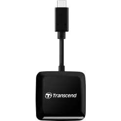   Transcend RDC3 kártyaolvasó (USB-C) (SD + microSD) (UHS-I) (black) (TS-RDC3)