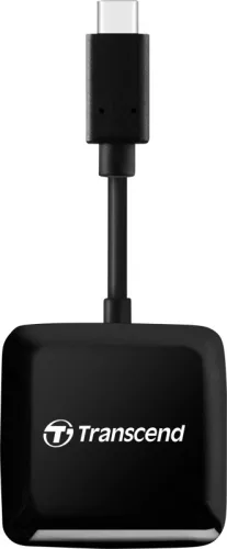 Transcend RDC3 kártyaolvasó (USB-C) (SD + microSD) (UHS-I) (black) (TS-RDC3)
