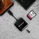 Transcend RDC3 kártyaolvasó (USB-C) (SD + microSD) (UHS-I) (black) (TS-RDC3)