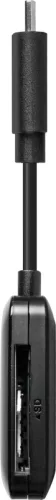 Transcend RDC3 kártyaolvasó (USB-C) (SD + microSD) (UHS-I) (black) (TS-RDC3)