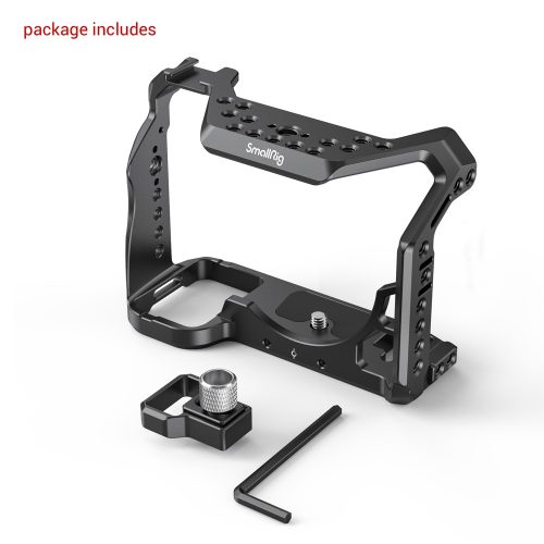 SmallRig Camera Cage and HDMI Cable Clamp for Sony Alpha 7S III A7S III A7S3 (3007)