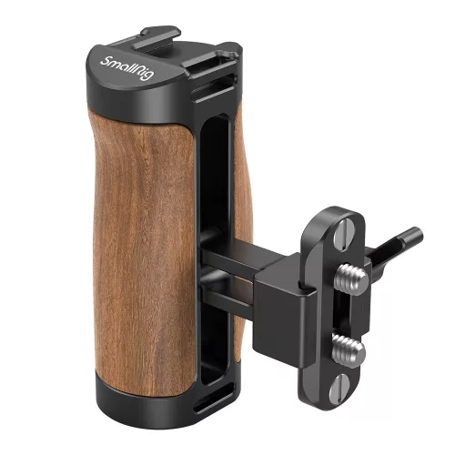 SmallRig Wooden NATO Side Handle (with Quick Release NATO Rail) (2978)