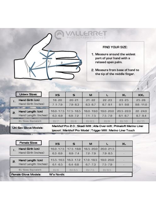 Vallerret Markhof Pro 2.0 Photography Glove Black S 