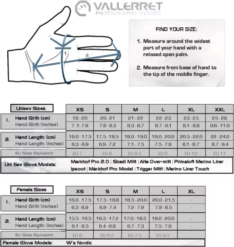 Vallerret Skadi Zipper Mitt PSP L