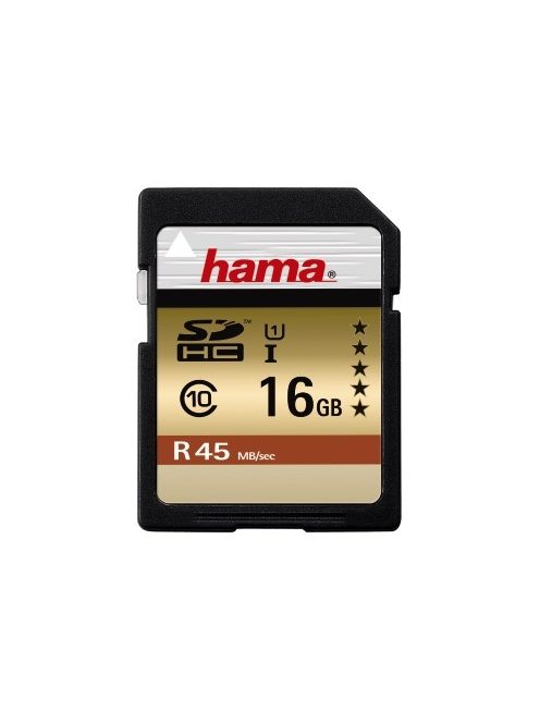 HAMA SDHC 16GB GOLD (class 10) (UHS-I)
