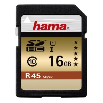 HAMA SDHC 16GB GOLD (class 10) (UHS-I)