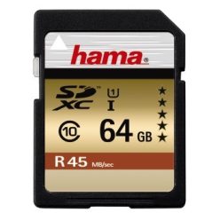 HAMA SDXC 64GB GOLD (class 10) (UHS-I)