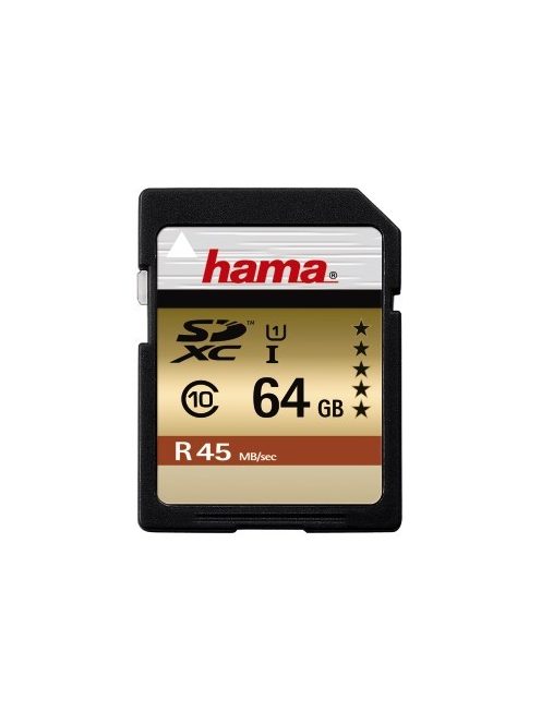 HAMA SDXC 64GB GOLD (class 10) (UHS-I)