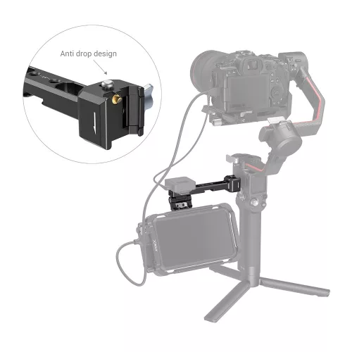 SmallRig Monitor Mount with NATO Clamp for DJI RS 2/RSC 2 (3026)
