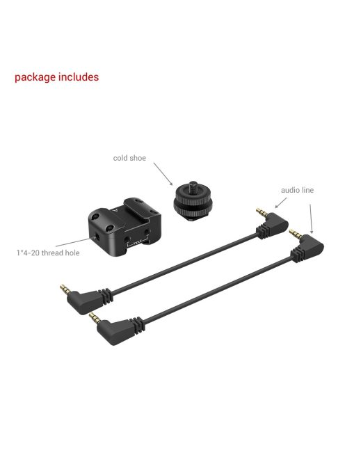 SmallRig Two-in-one Bracket for wireless microphone (2996)