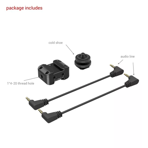 SmallRig Two-in-one Bracket for wireless microphone (2996)