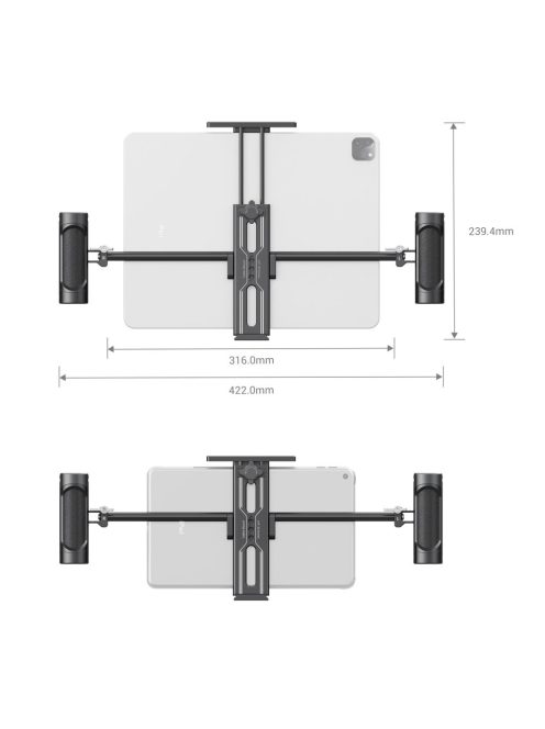 SmallRig Tablet Mount with Dual Handgrip for iPad (2929)