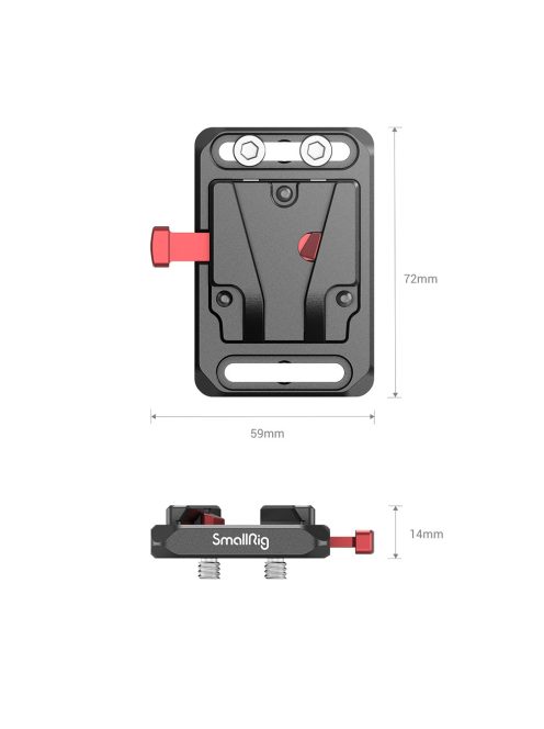 SmallRig Mini V Mount Battery Plate (2987)